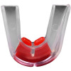 Boxing mouthguard, double-sided, with storage container